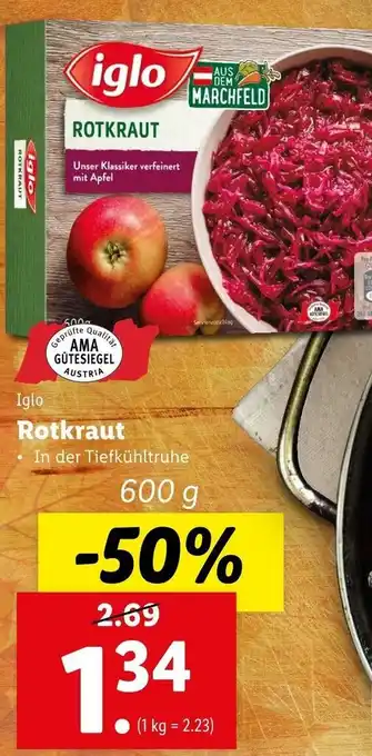 Lidl Rotkraut 600g Angebot