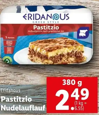 Lidl Pastitzio Nudelauflauf 380g Angebot