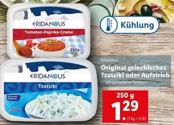 Lidl Original Griechisches Tzatziki Oder Aufstrich 250g Angebot