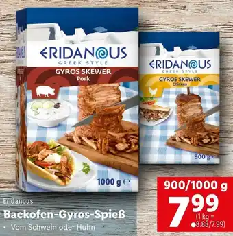 Lidl Backofen-Gyros-Spieß 900/1000g Angebot