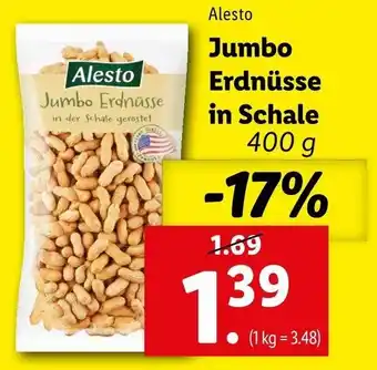 Lidl Jumbo Erdnüsse In Schale 400g Angebot