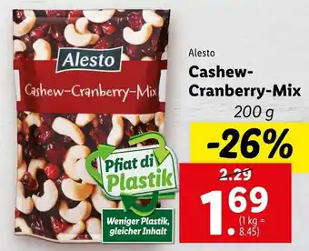 Lidl Cashew-Cranberry-Mix 200g Angebot