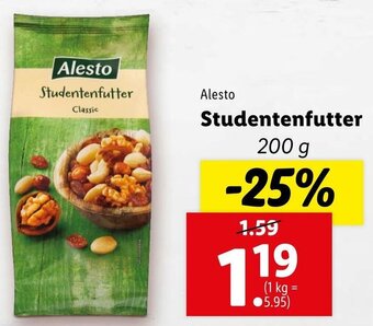 Lidl Studentenfutter 200g Angebot