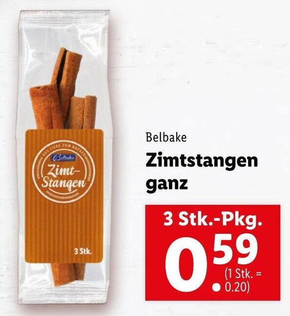 Zimtstangen Ganz Angebot bei Lidl