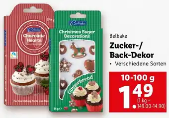 Lidl Zucker-/Back-Dekor 10-100g Angebot