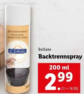 Lidl Backtrennspray 200 ml Angebot