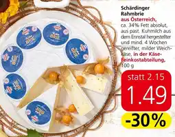 Spar Schärdinger Rahmbrie 100g Angebot