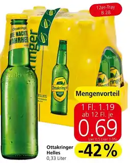 Spar Ottakringer Helles 0,33 Liter Angebot