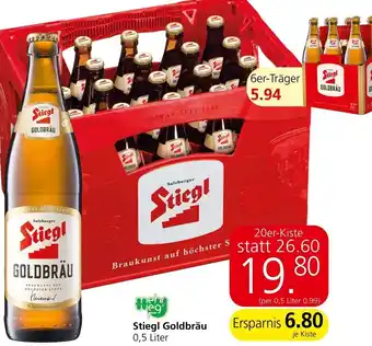 Spar Stiegl Goldbräu 0,5 Liter Angebot