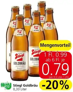 Spar Stiegl Goldbräu 0,33 Liter Angebot