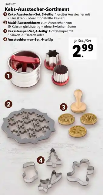 Lidl Keks-Ausstecher-Sortiment Angebot
