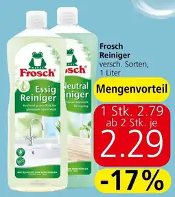 Spar Frosch Reiniger 1 Liter Angebot