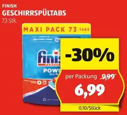 Hofer FINISH GESCHIRRSPÜLTABS Angebot