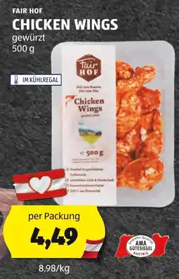 Hofer CHICKEN WINGS 500g Angebot