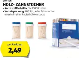 Hofer HOLZ-ZAHNSTOCHER Angebot