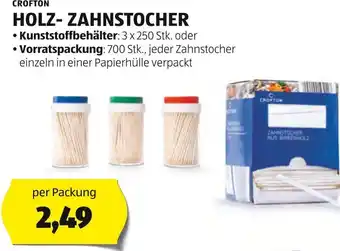 Hofer HOLZ-ZAHNSTOCHER Angebot
