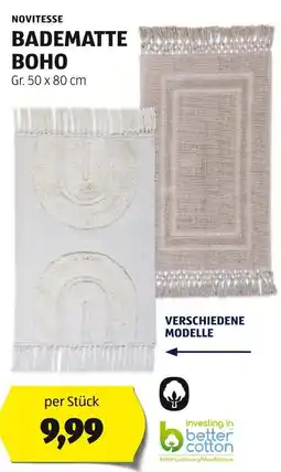 Hofer BADEMATTE BOHO Angebot