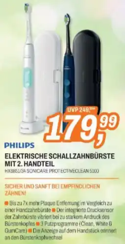 ETech ELEKTRISCHE SCHALLZAHNBÜRSTE MIT 2. HANDTEIL Angebot