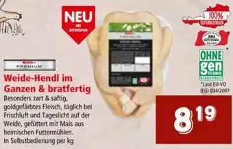 Interspar Weide-Hendl im Ganzen & bratfertig Angebot