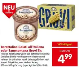 Interspar Barattolino Gelati all'Italiana oder Sammontana Gruvi Eis Angebot