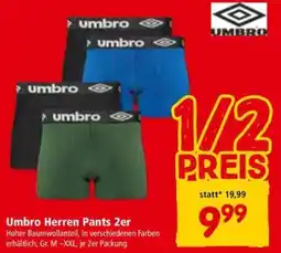 Interspar Umbro Herren Pants 2er Angebot