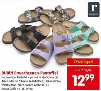 Interspar RUBIN Erwachsenen-Pantoffel Angebot