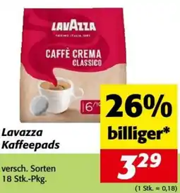 Nah&Frisch Lavazza Kaffeepads Angebot
