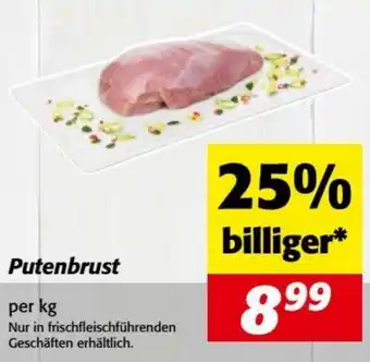 Nah&Frisch Putenbrust per kg Angebot
