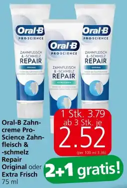 Eurospar Zahncreme Pro-Science Zahnfleisch-Schmelz Repair Angebot