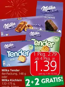 Spar Tender Milch Angebot