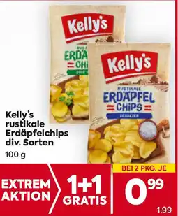 Billa Kelly's rustikale Erdäpfelchips 100g Angebot