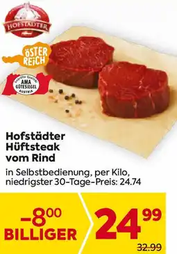 Billa Hofstädter Hüftsteak vom Rind Angebot