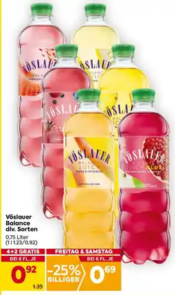 Billa Vöslauer Balance 0.75 Liter Angebot