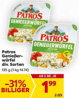 Billa Patros Genießer- würfel 135g Angebot