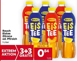 Billa Rauch Eistee Zitrone od. Pfirsich 1 Liter Angebot
