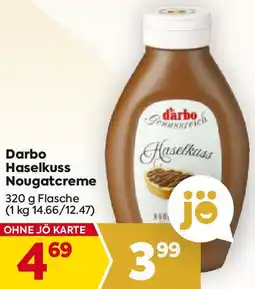 Billa Darbo Haselkuss Nougatcreme 320g Angebot
