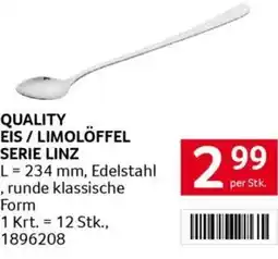 Transgourmet QUALITY EIS / LIMOLÖFFEL SERIE LINZ Angebot
