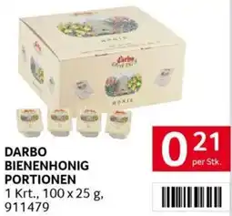 Transgourmet DARBO BIENENHONIG PORTIONEN 100x25g Angebot