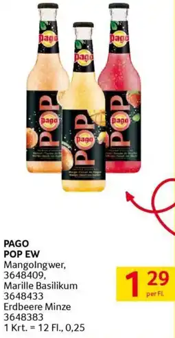 Transgourmet PAGO POP EW Angebot
