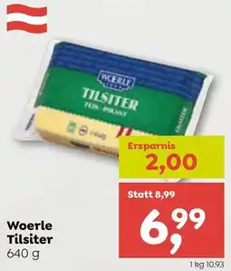 ADEG Woerle Tilsiter 640 g Angebot