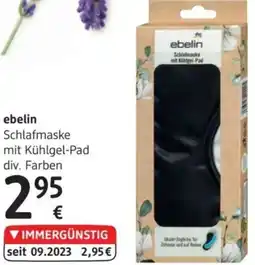 dm ebelin Schlafmaske mit Kühlgel-Pad div. Farben Angebot