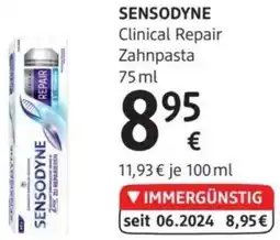 dm SENSODYNE Clinical Repair Zahnpasta 75ml Angebot