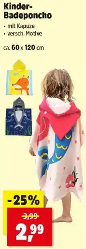 Thomas Philipps Kinder- Badeponcho Angebot