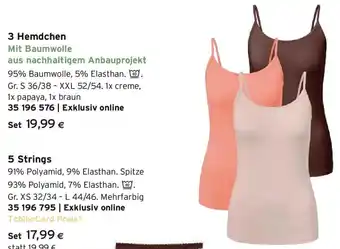 Tchibo Eduscho 3 Hemdchen Angebot