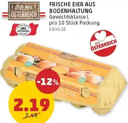 PENNY FRISCHE EIER AUS BODENHALTUNG Angebot