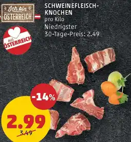 PENNY SCHWEINEFLEISCH- KNOCHEN Angebot
