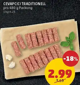PENNY CEVAPCICI TRADITIONELL 480g Angebot