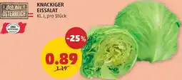 PENNY KNACKIGER EISSALAT Angebot