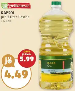 PENNY RAPSÖL 3 Liter Angebot