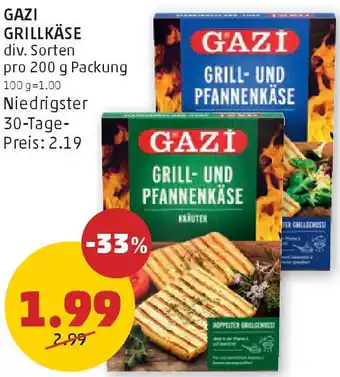 PENNY GAZI GRILLKÄSE 200g Angebot